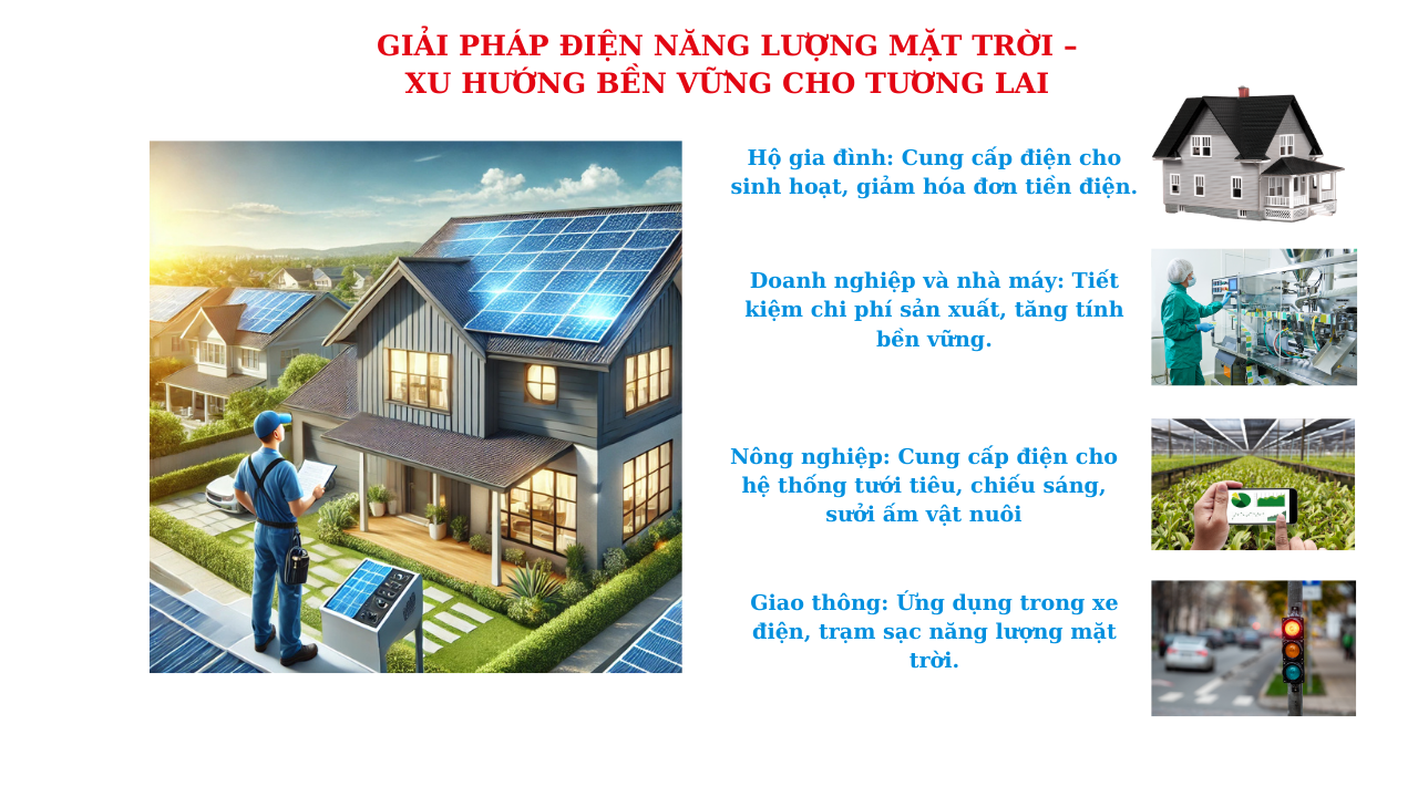 điện năng lượng mặt trời