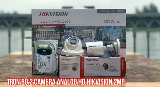 bộ 2 camera analog 2 mp