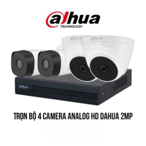 Trọn bộ 4 camera Analog HD DAHUA 2MP giá rẻ
