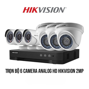bộ 6 camera analog hikvision