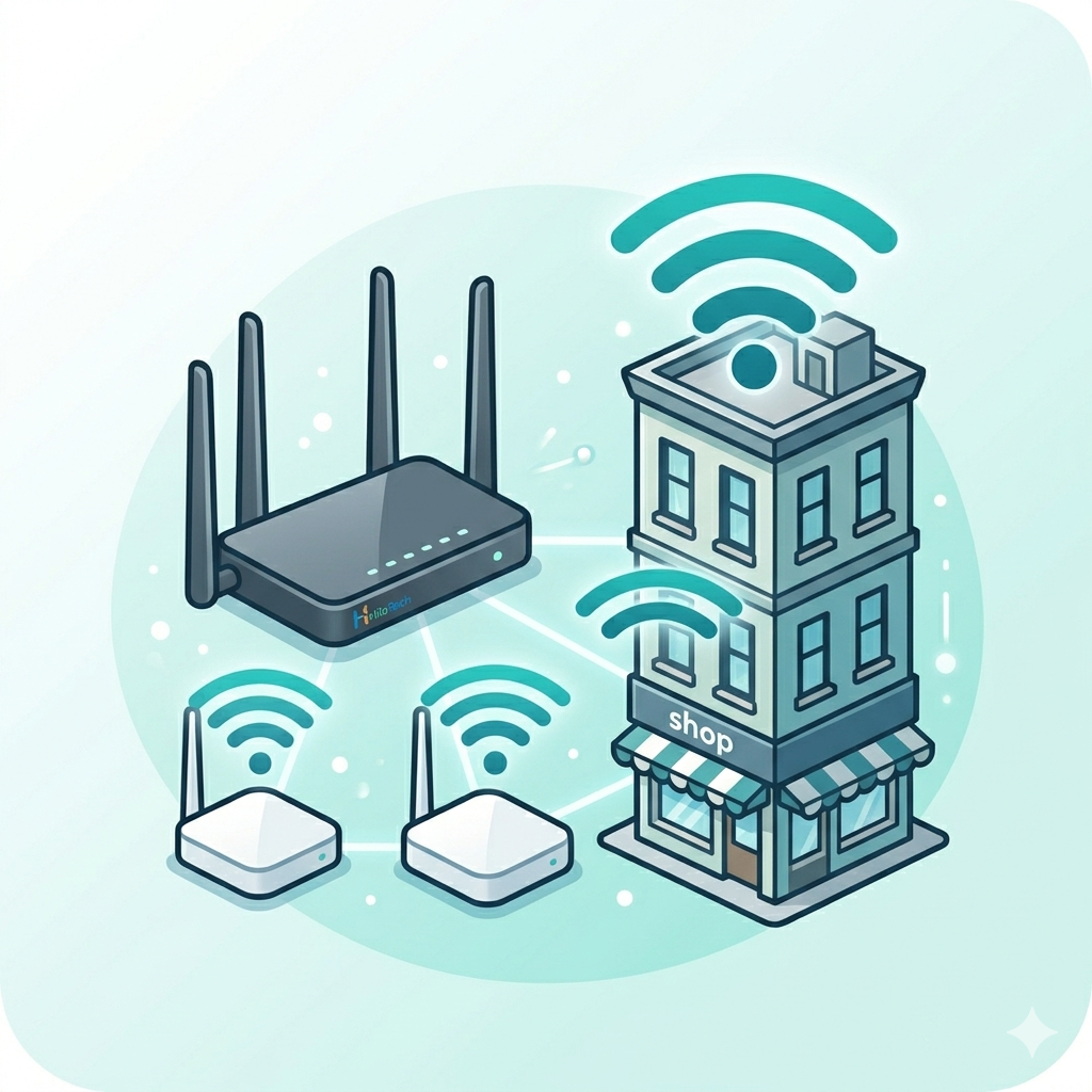 wifi nhà phố cửa hàng